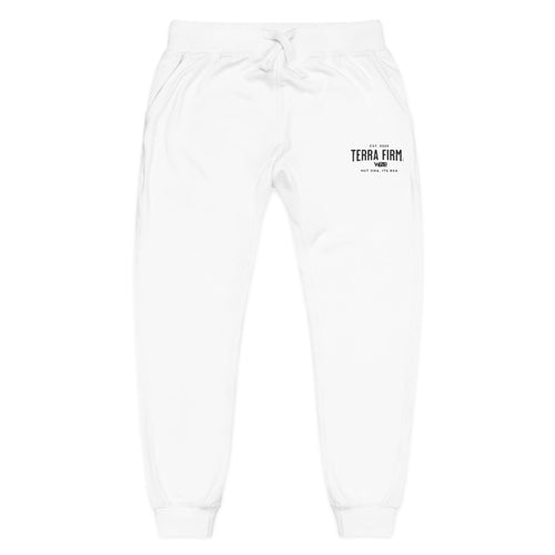 Embroidered 'Terra Firma' Fleece Sweatpants — Cozy Casual Joggers Printify