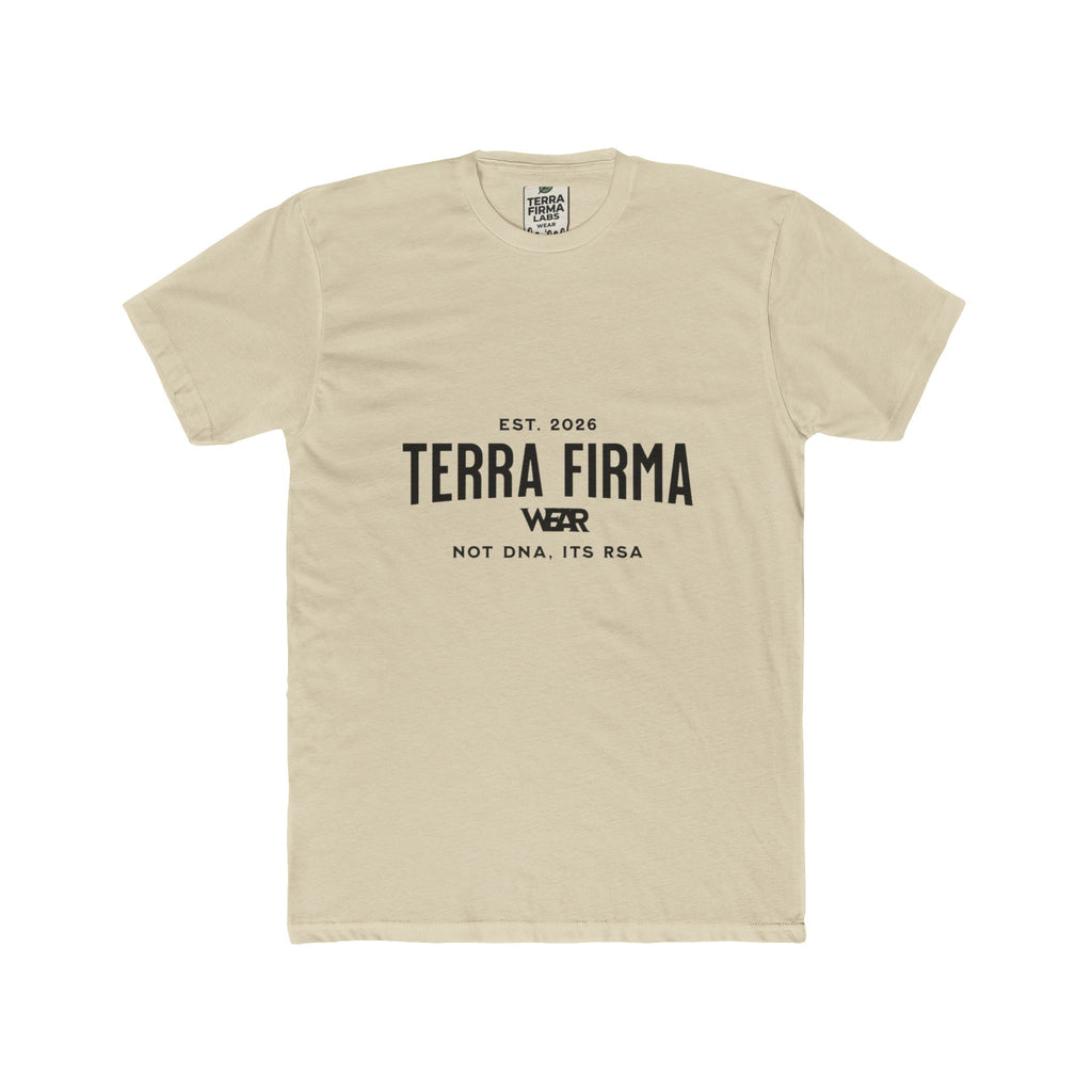 Terra Firma Graphic Tee — 'Not DNA, It's BSA' Angel Back Print Printify