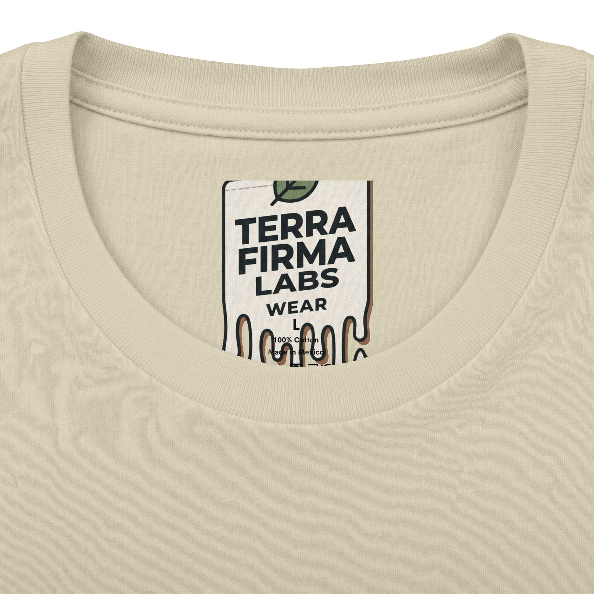 Terra Firma Graphic Tee — 'Not DNA, It's BSA' Angel Back Print Printify