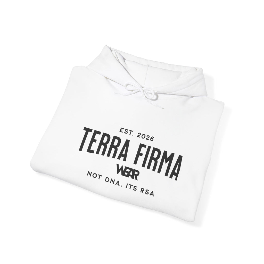Terra Firma 'Power' Graphic Hoodie — Lion Crest Back Print Printify
