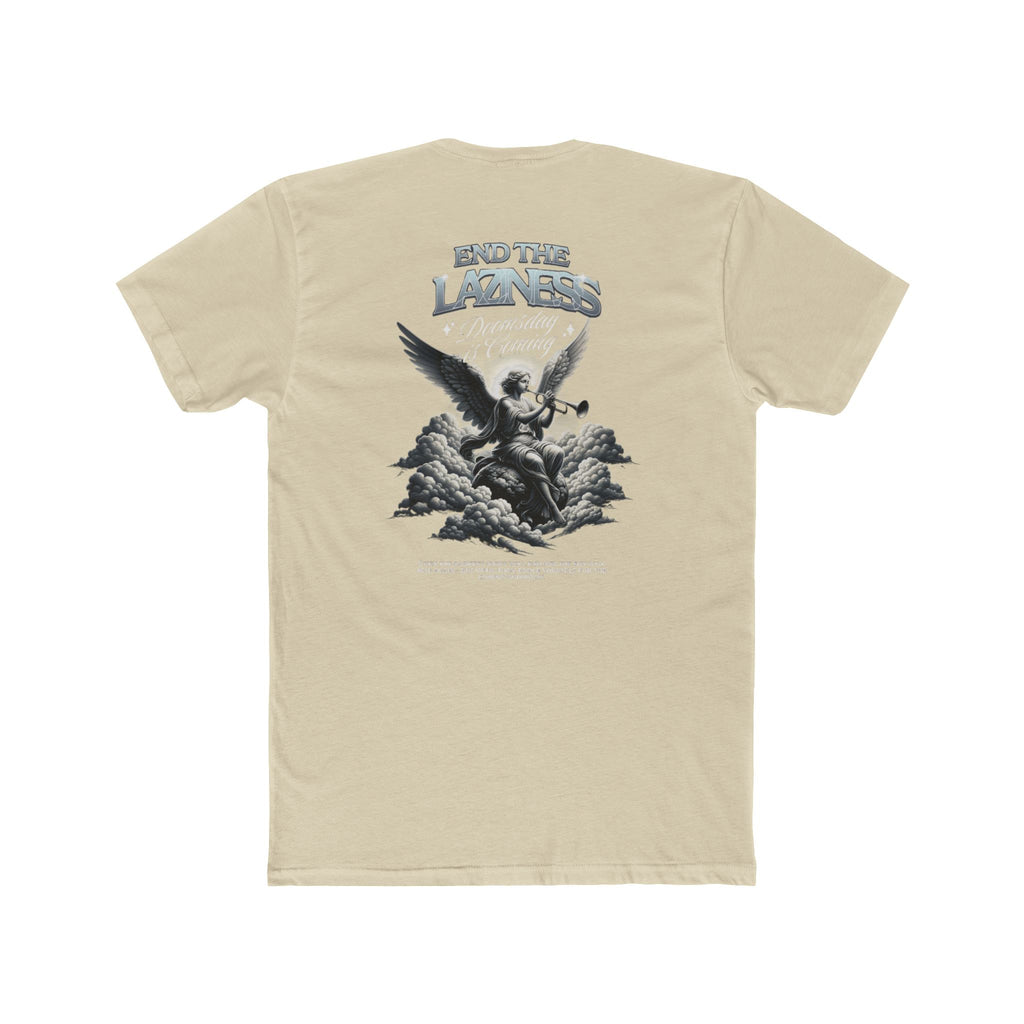 Terra Firma Graphic Tee — 'Not DNA, It's BSA' Angel Back Print Printify