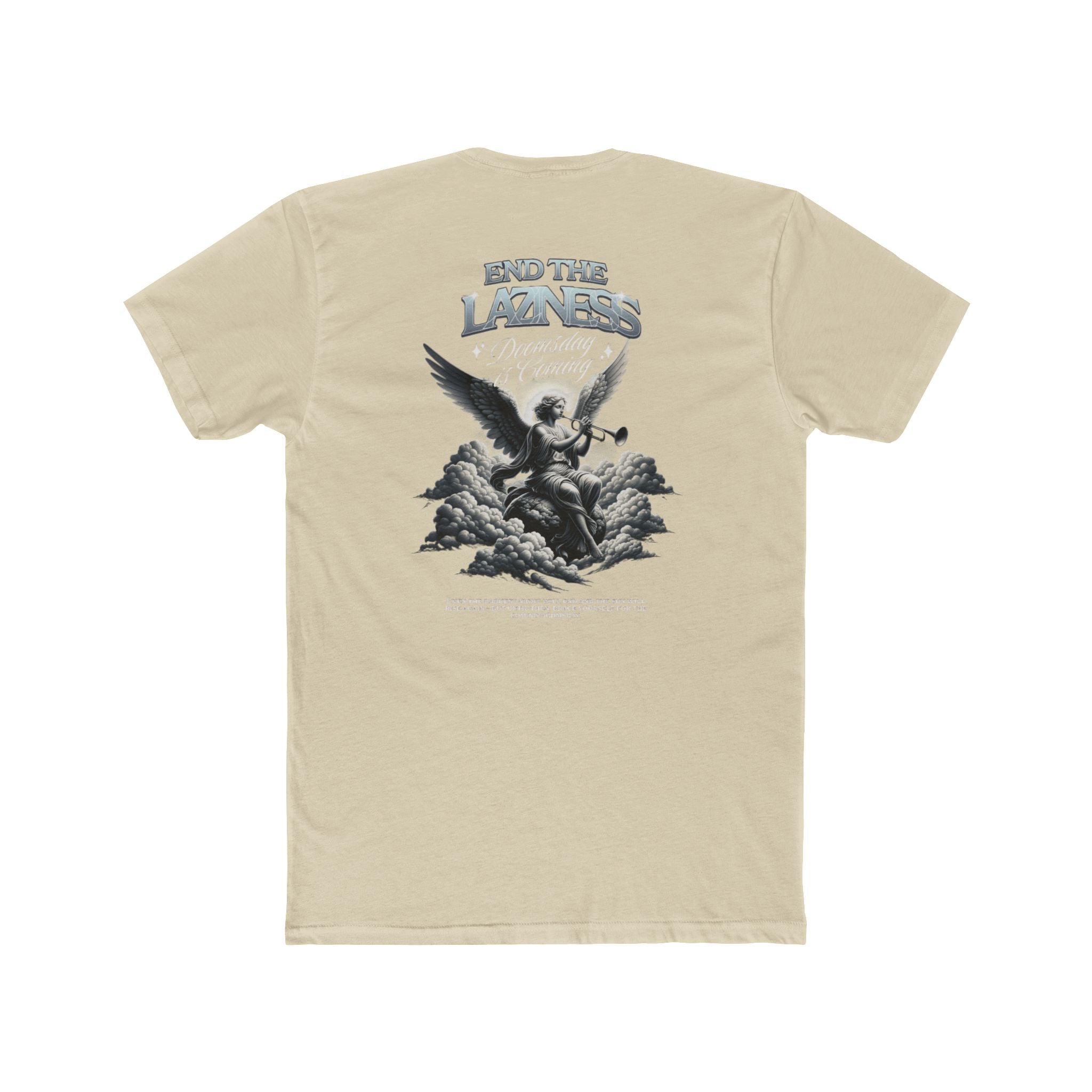 Terra Firma Graphic Tee — 'Not DNA, It's BSA' Angel Back Print Printify