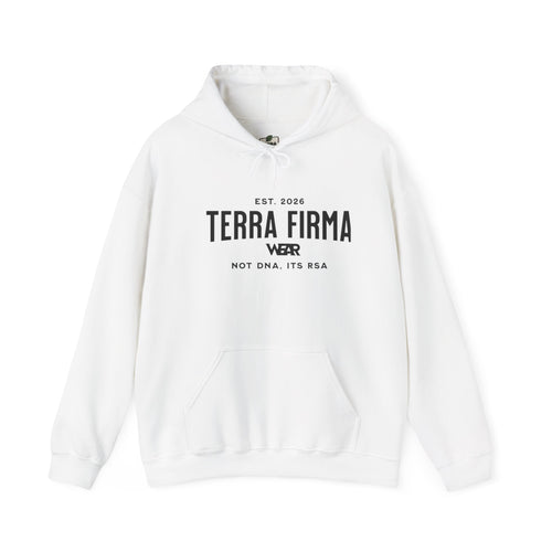 Terra Firma 'Power' Graphic Hoodie — Lion Crest Back Print Printify